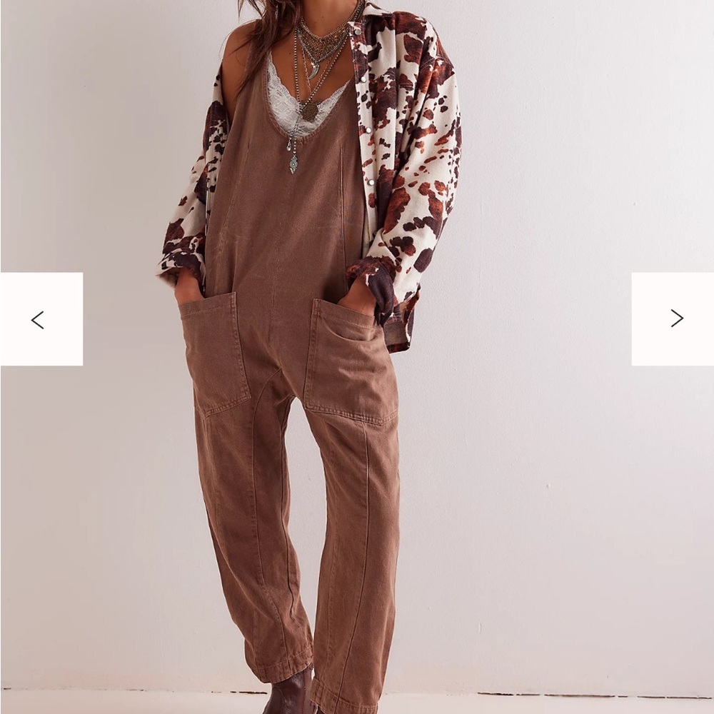 Free people Green Jumpsuit/overall.